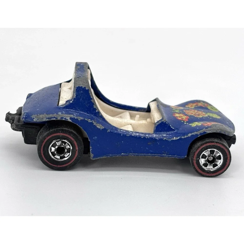 Vintage 1980 Hot Wheels Dune Daddy Wisconsin Toy Co Blue Redline Hong Kong